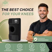 Knee Support for Men and Women, Open Patella Knee Brace with 3 Adjustable Straps, Compression Support for Sports, Running and Joint Stability
