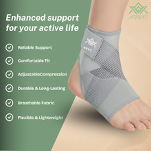 Ankle Support Brace for Men & Women, Adjustable Ankle Brace Wrap Strap with Compression Support for Sports, Exercise and Ankle Stability